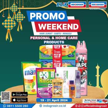 thumbnail - Indogrosir promo - Promo Weekend - Personal & home care products