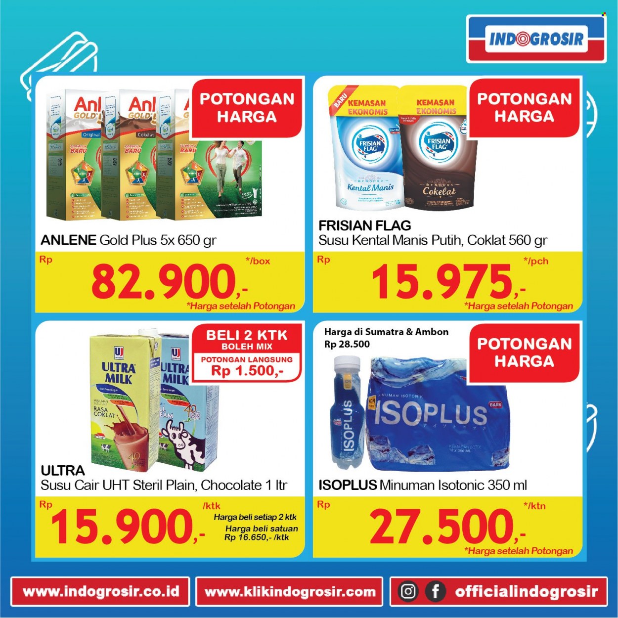 Promo Indogrosir - 06/24/2022 - 07/05/2022 - Produk diskon - milk, chocolate, gold, box. Halaman 6.