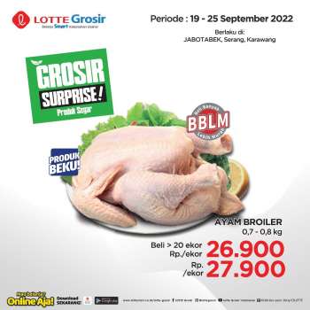 Promo LOTTE Grosir - 09/19/2022 - 09/25/2022.