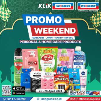 thumbnail - Indogrosir promo - Promo Weekend - Personal & home care products